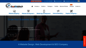 What Arihantwebtech.com website looks like in 2024 