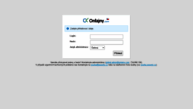 What Admin.onlajny.com website looks like in 2024 