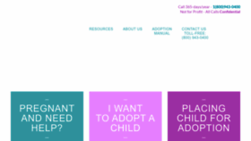 What Adoptionservices.org website looks like in 2024 