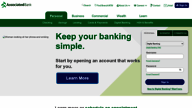 What Associatedbank.com website looks like in 2024 