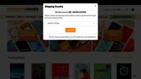 What Awesomebooks.com website looks like in 2024 