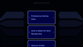 What Alpha-verein.de website looks like in 2024 