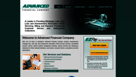 What Advancedfinco.com website looks like in 2024 