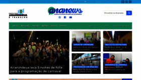 What Ananews.com.br website looks like in 2024 