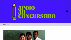 What Apoioaoconcurseiro.com.br website looked like in 2024 (2 years ago)