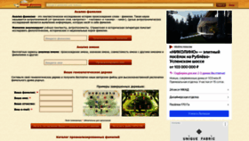 What Analizfamilii.ru website looks like in 2024 
