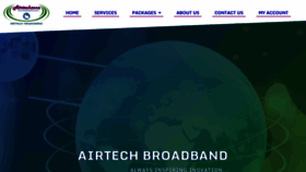 What Airtechbroadband.com website looks like in 2024 
