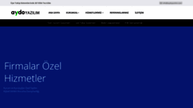 What Aydoyazilim.com website looked like in 2024 (1 year ago)