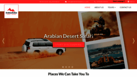 What Arabiandubaitour.com website looks like in 2024 