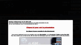 What Al-aide.com website looked like in 2011 (12 years ago)