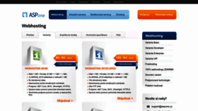 What Aspone.cz website looks like in 2024 