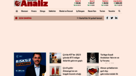What Analizgazetesi.com.tr website looks like in 2024 