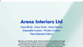 What Arenablinds.com website looked like in 2024 (1 year ago)