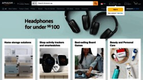 What Amazon.sg website looks like in 2024 