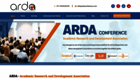 What Ardaconference.com website looked like in 2024 (1 year ago)