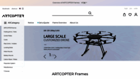 What Artcopter.co.kr website looks like in 2024 