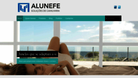 What Alunefe.pt website looks like in 2024 