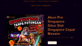 What Akunprosingapore.co website looks like in 2024 