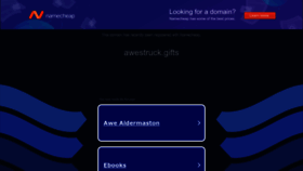 What Awestruck.gifts website looks like in 2024 