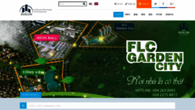 What Avalon.vn website looked like in 2024 (1 year ago)
