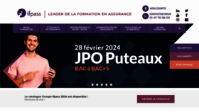 What Assurance-formation.fr website looks like in 2024 