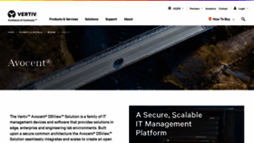 What Avocent.com website looked like in 2024 (1 year ago)