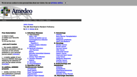 What Amedeo.com website looks like in 2024 