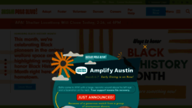 What Austinpetsalive.org website looks like in 2024 