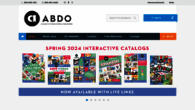 What Abdobooks.com website looks like in 2024 