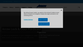 What Arrowlock.com website looks like in 2024 
