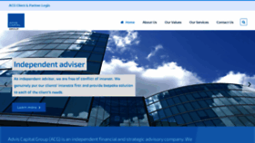 What Adviscapital.com website looks like in 2024 