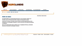 What Agrolandis.de website looks like in 2024 