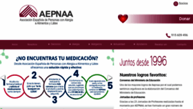 What Aepnaa.org website looks like in 2024 