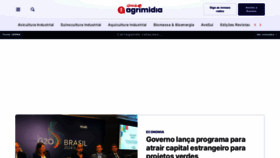 What Agrimidia.com.br website looks like in 2024 