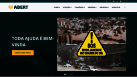 What Abert.org.br website looked like in 2024 (1 year ago)