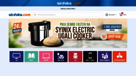 What Airduka.com website looks like in 2024 
