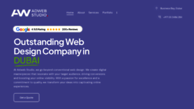 What Adwebstudio.com website looks like in 2024 