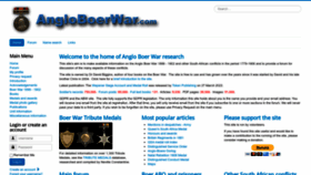 What Angloboerwar.com website looks like in 2024 
