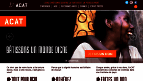 What Acatfrance.fr website looks like in 2024 