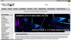 What Arcadeworlduk.com website looks like in 2024 