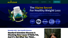 What Alpilean.com website looks like in 2024 