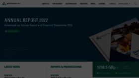 What Antofagasta.co.uk website looked like in 2024 (1 year ago)