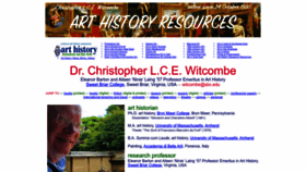 What Arthistoryresources.net website looks like in 2024 