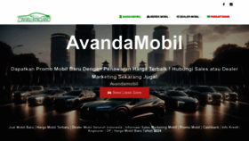 What Avandamobil.com website looks like in 2024 