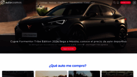 What Autocosmos.com.mx website looks like in 2024 