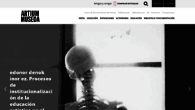 What Artium.eus website looks like in 2024 