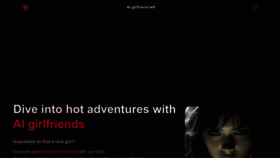 What Aigirlfriend.wtf website looks like in 2024 