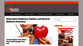 What Alternativemedicine.com website looks like in 2024 