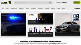 What Allbids.com.au website looks like in 2024 