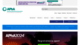 What Aphanet.org website looks like in 2024 